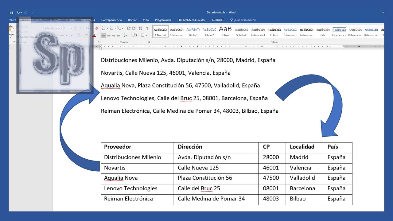 📌 Convertir TEXTO en TABLA en Word y viceversa [ f&aacute;cil y sin rodeos ]