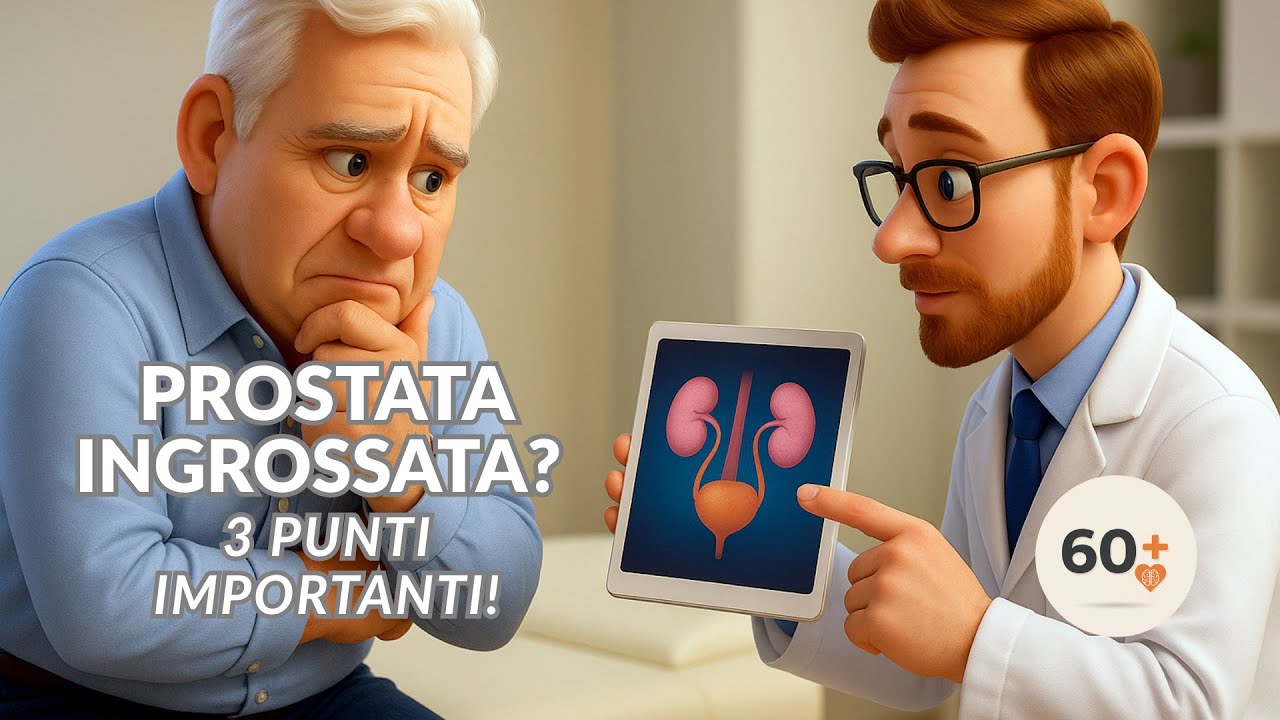 Prostata ingrossata dopo i 60 anni: sintomi, esami e quando preoccuparsi