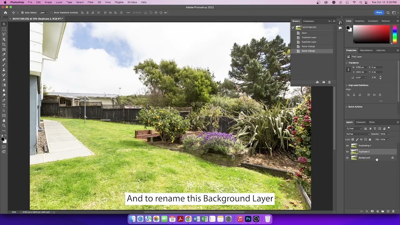 How to Rename Layers in Photoshop - Real Estate Photo Editing