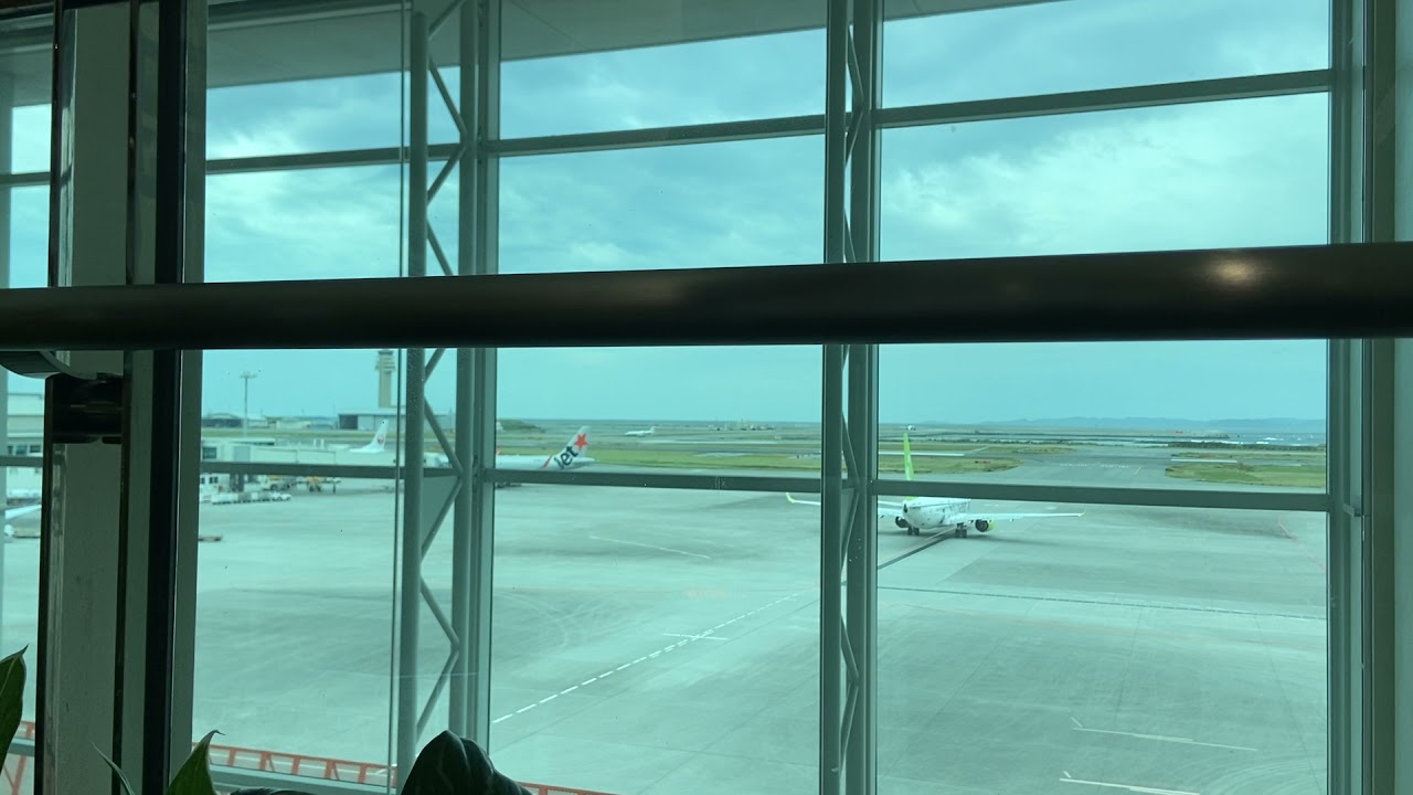2021 【定点観測】 沖縄, 那覇空港 ｜ Naha Airport, Okinawa ｜ #パノラマ #離着陸 #環境音 #空港チャイム #館内BGM #作業用 #過密