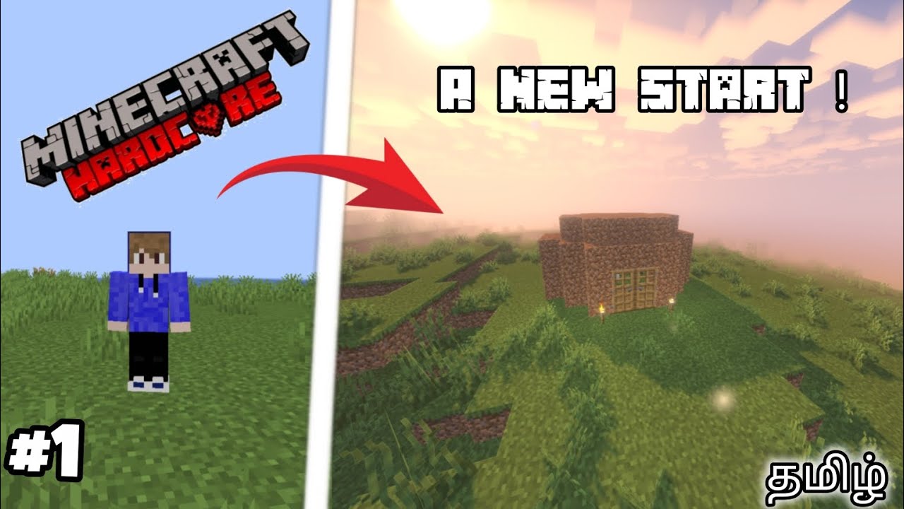 Minecraft Hardcore? Tamil Can i Beat the game? part-1