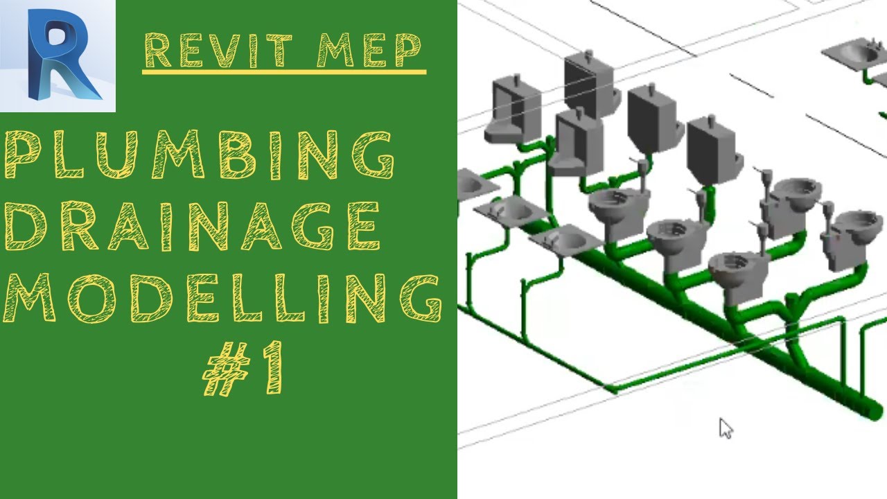PLUMBING DRAINAGE MODELLING   #1 || REVIT MEP 2020.