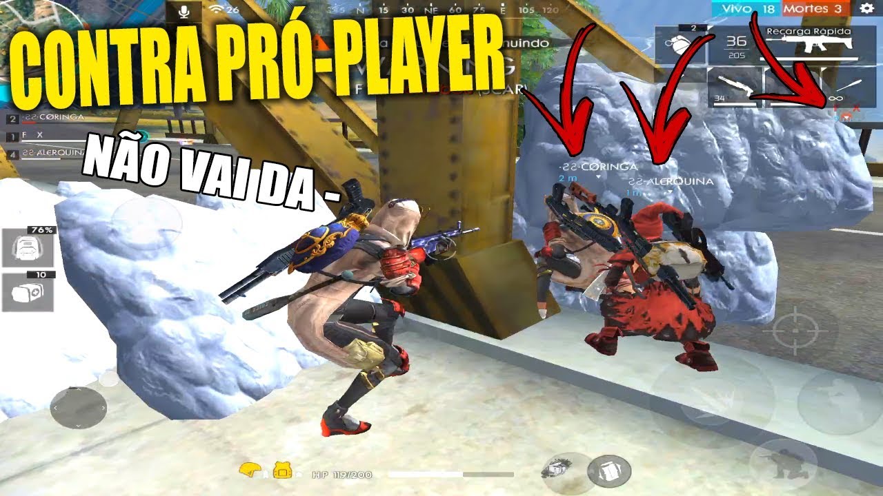 XSQUAD NÍVEL PRO NO FREE FIRE  INSANO