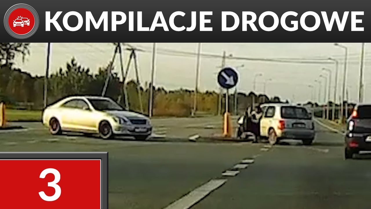 Wykroczenia, kolizje i niebezpieczne sytuacje na drogach - Kompilacje Drogowe #3