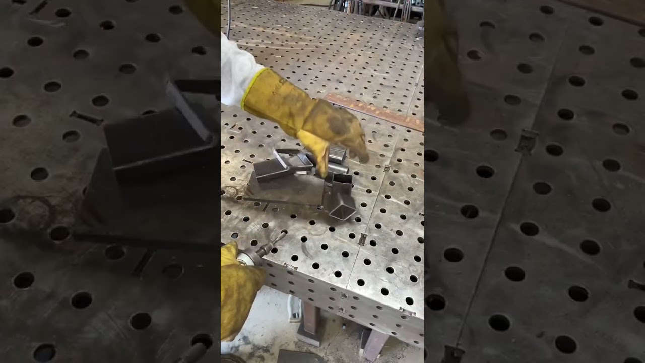 DIY welding project for your home office #diyprojects #diyhomedecor #diy #welding #welder