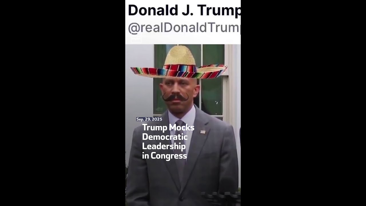 Trump Mocks Democratic Leadership in Congress