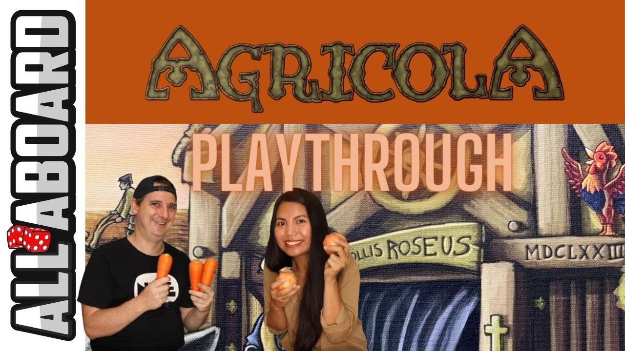 AGRICOLA | Настольная игра | Прохождение для двух игроков | Фермерство в Средневековье