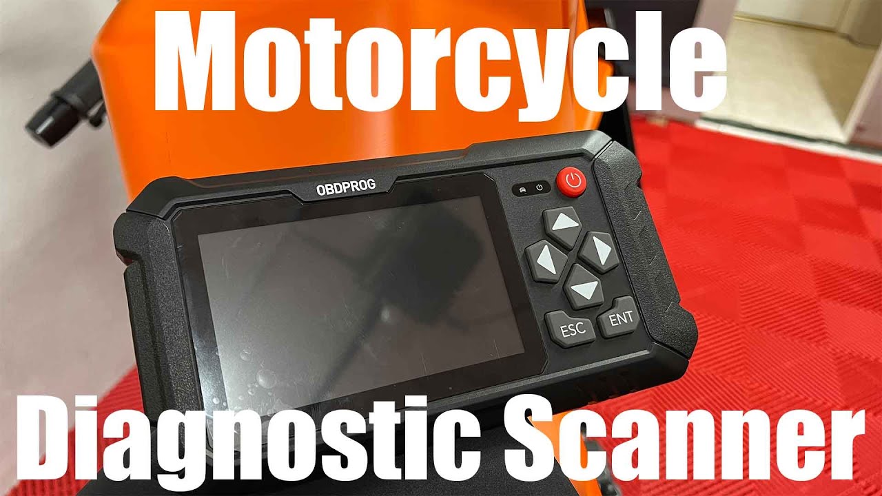 OBDPROG Moto 100 Motorcycle Diagnostic Scan Tool with Service Lamp Reset