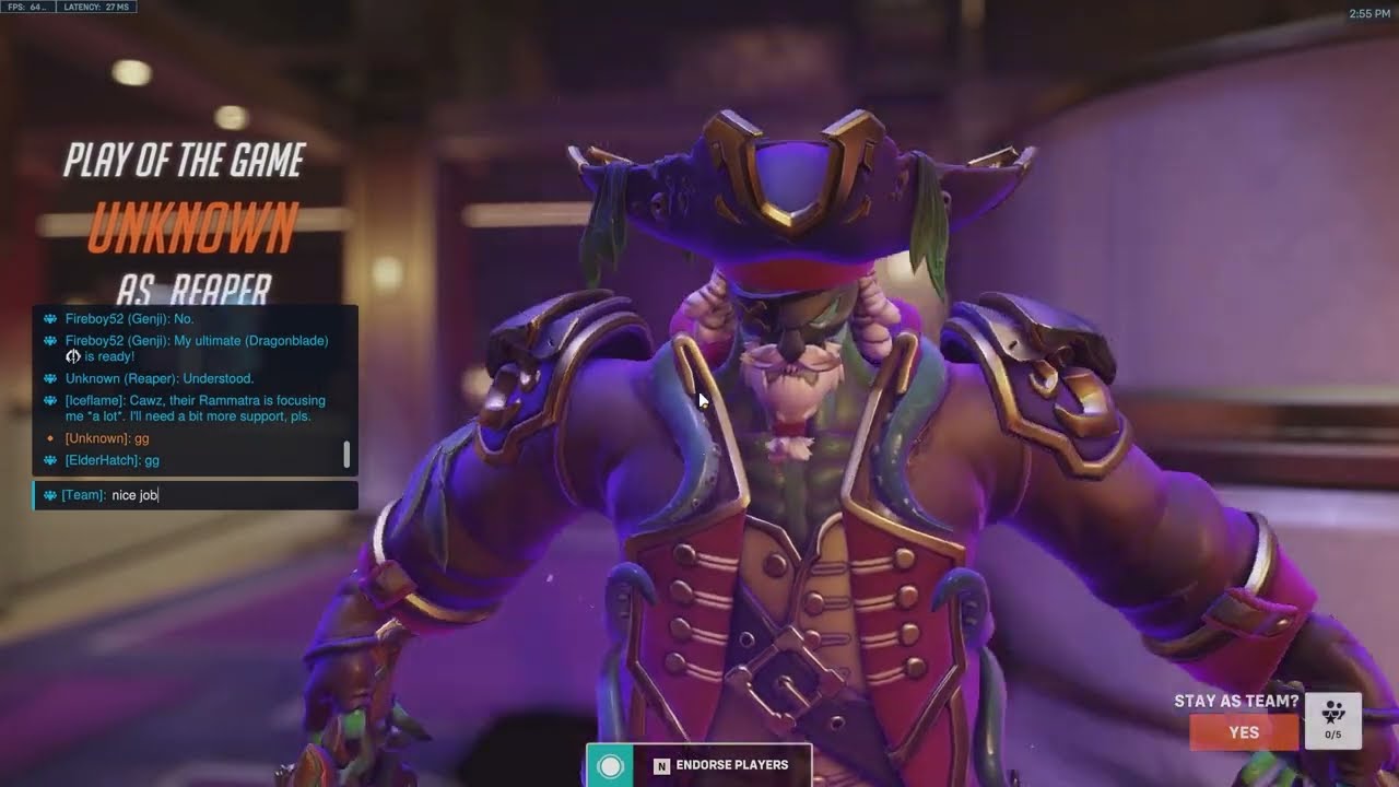 Reaper No Commentary Overwatch 2 (PC 1080p 60)