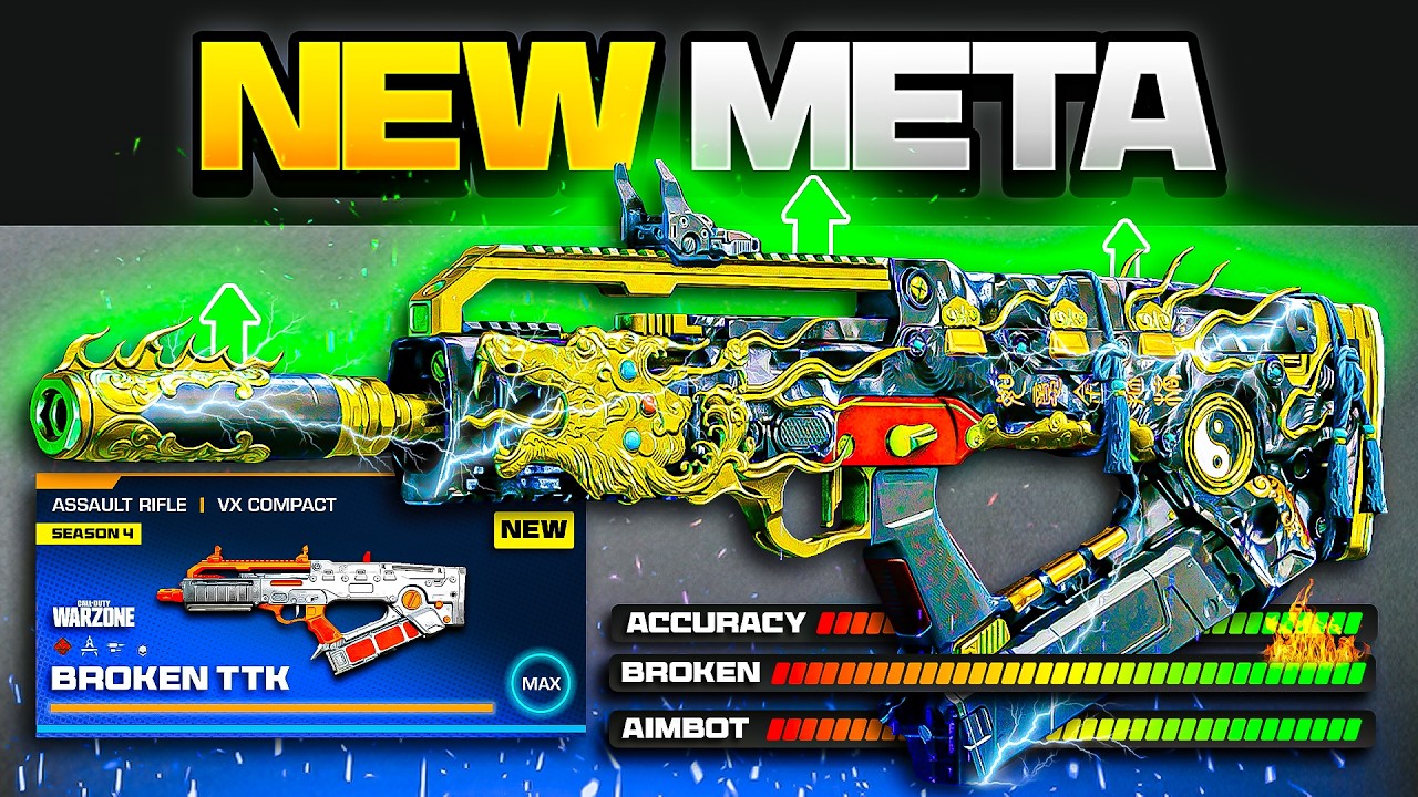 the BEST *BROKEN* META LOADOUT in Warzone after the NEW UPDATE! (BUFFED VX COMPACT Setup)