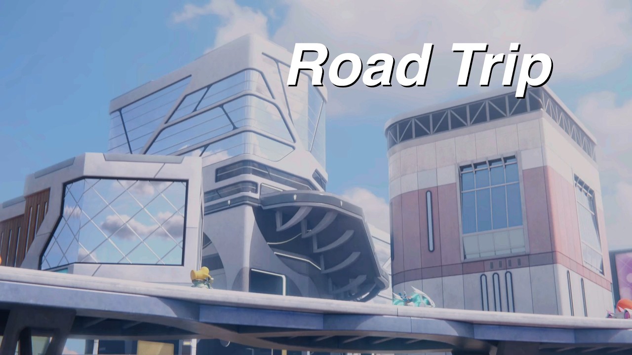 Starting road trip in Kirby Air Riders
