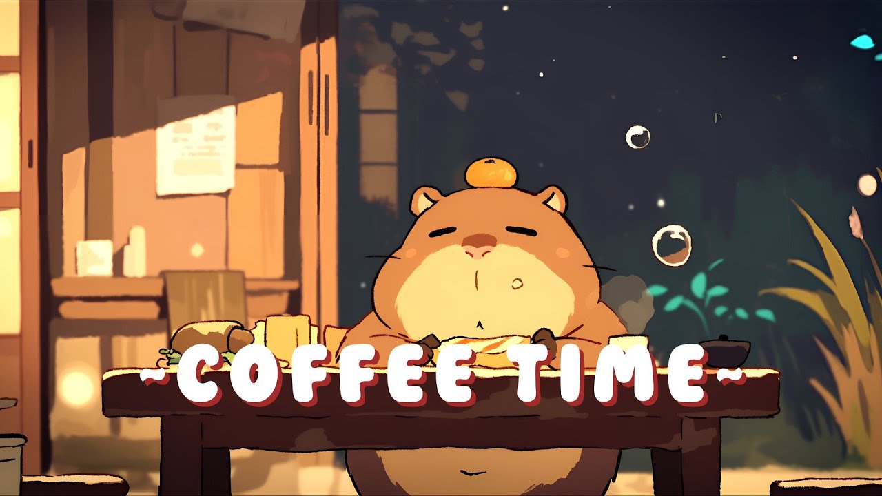 Capybara Lofi Zone - Cozy Beats for Relaxation ~ Soothing Ambiance ~ 🦫 🍵 ✨