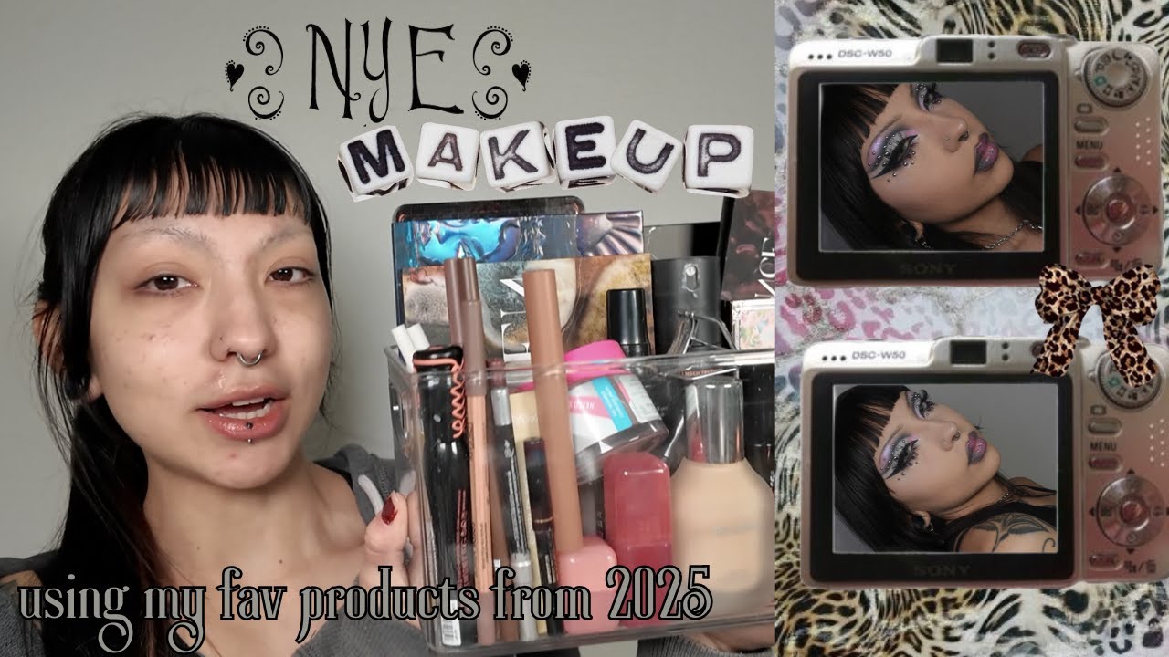 Урок макияжа на Новый год (болтаю о прошедшем годе и использую свои любимые косметические средств...