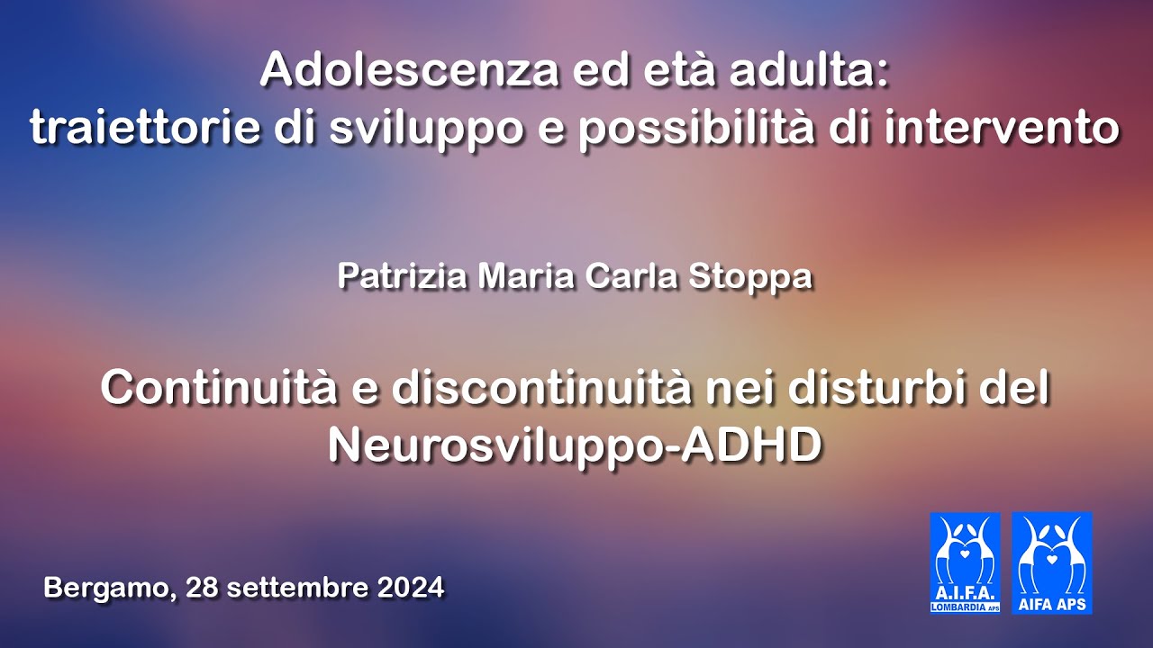 Continuità e discontinuità nei disturbi del Neurosviluppo-ADHD