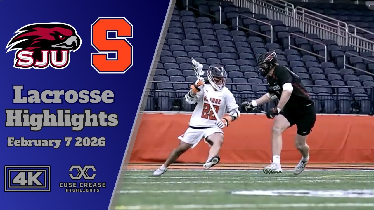 St Joes vs Syracuse | 2026 4K Lacrosse Highlights