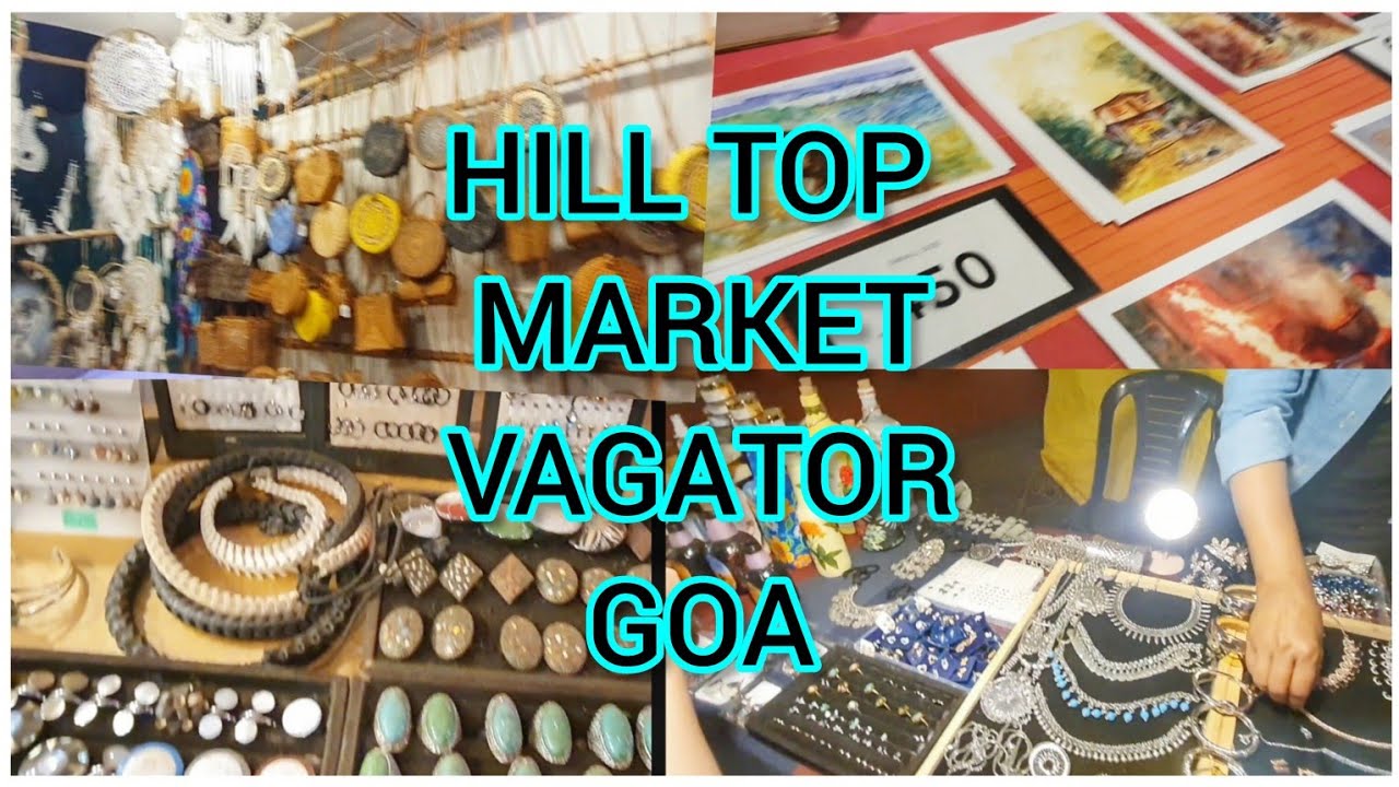 Hill Top Market Vagator Goa | Psychodalic Party | Foreigners Market | Goa Nightlife |