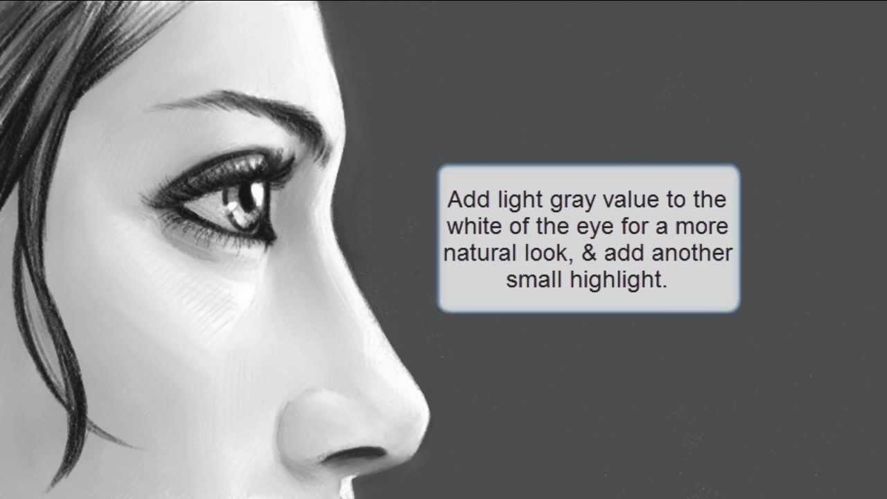 How to Draw the Eyes (Side View)