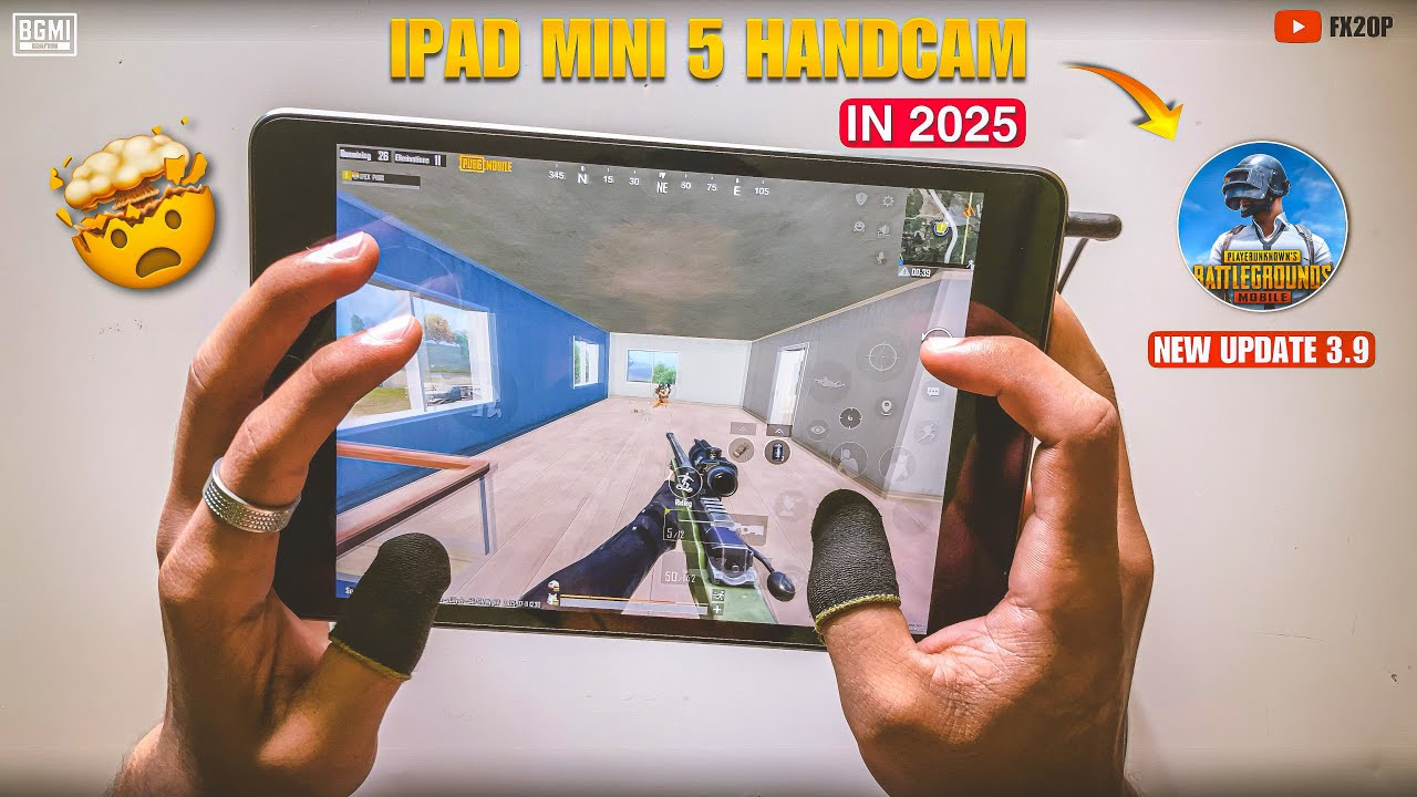 IPAD MINI 5 PUBGM LAG TEST WITH HANDCAM IN 2025🔥 HDR + EXTREME GRAPHICS DOES IT LAG!? UPDATE 3.9