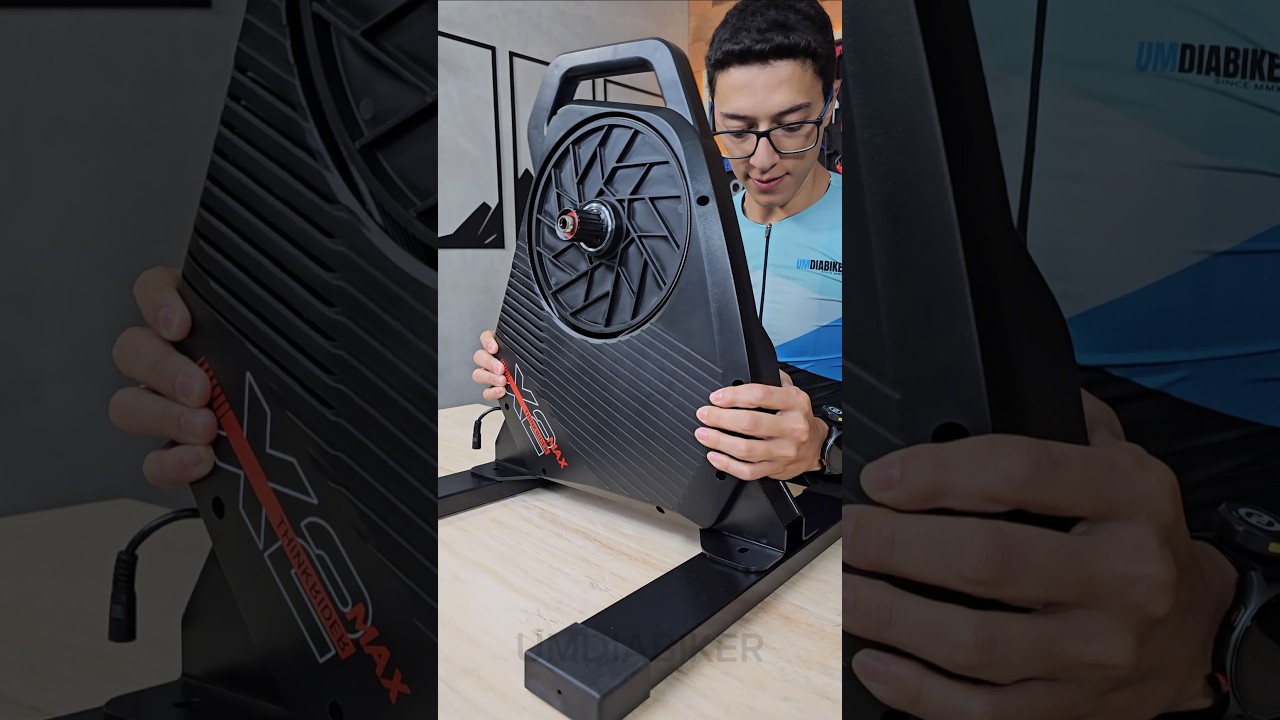 Montei um Rolo de Treino Smart Think Rider X2 MAX #cycling #bicycle #roadbike #indoortraining #mtb