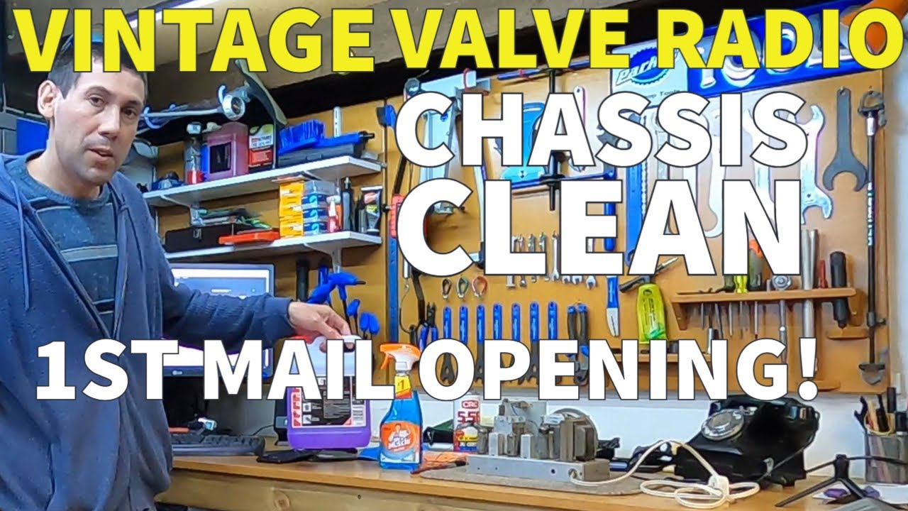 Vintage Radio Chassis Clean, How to clean a tube - valve radio chassis