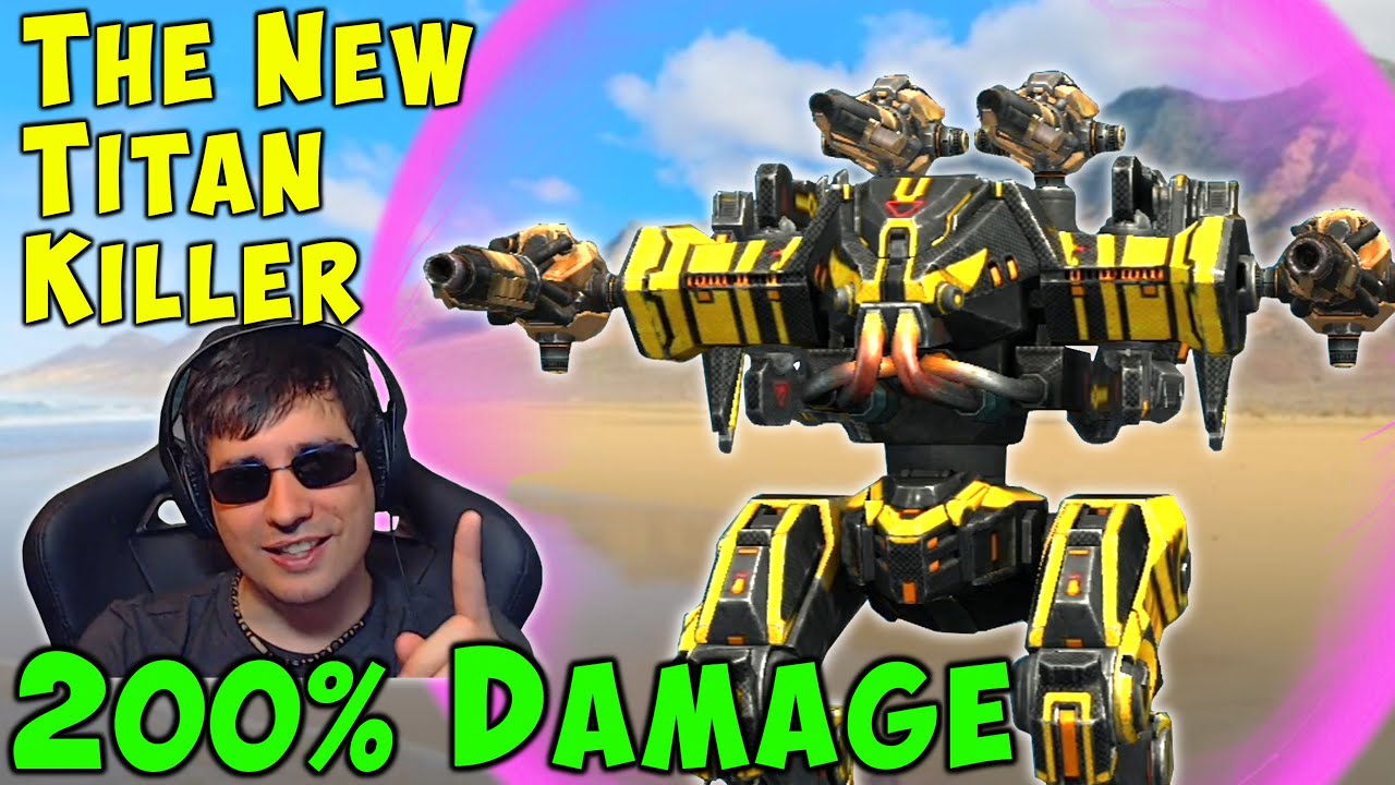 Absorber Shield = Titan Killer - 200% Damage ARES - War Robots Gameplay WR