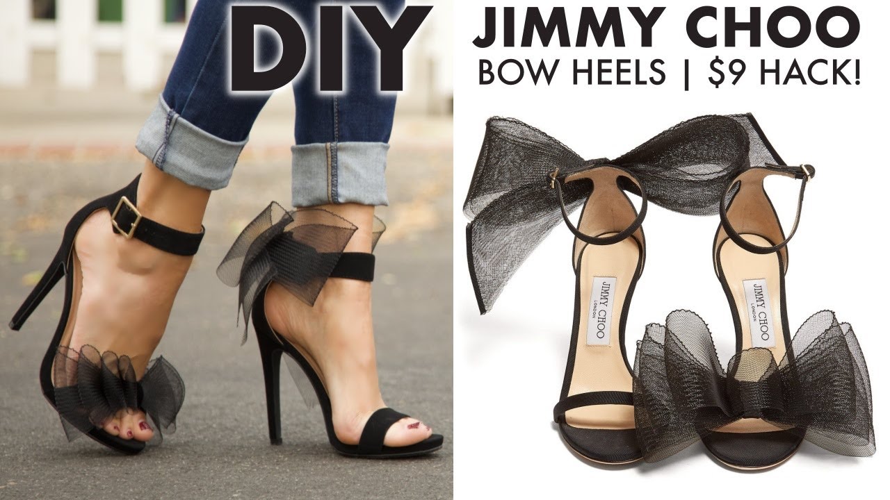 DIY: How To Make JIMMY CHOO BOW Heels ($9 HACK!) -By Orly Shani