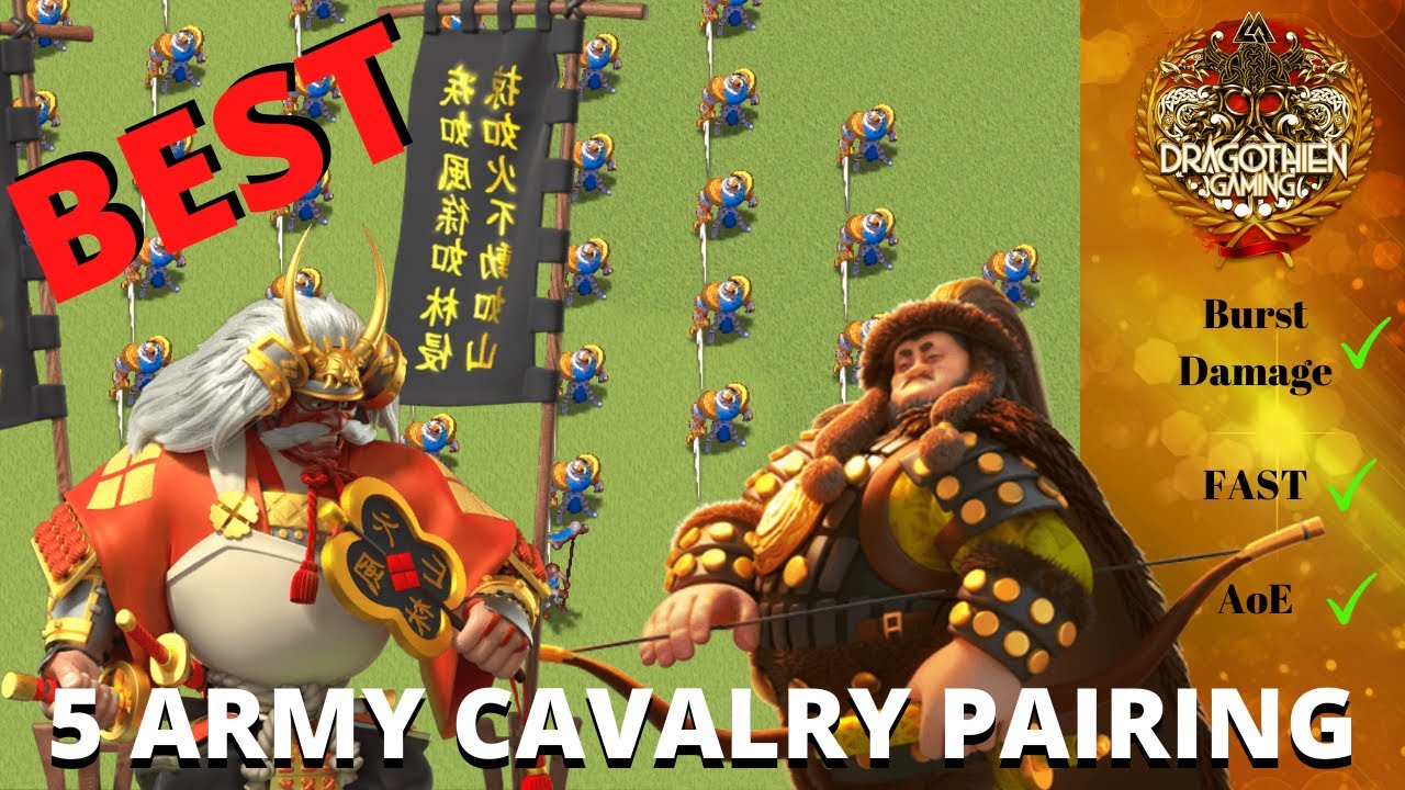 BEST 5 CAVALRY ARMY MARCHES FOR WHALE AND MID LEVEL ACCOUNTS!