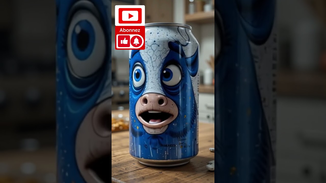 Cette canette est une dose de bonne humeur #canette #soda #taureau #pourtoi #humour #viral #drole