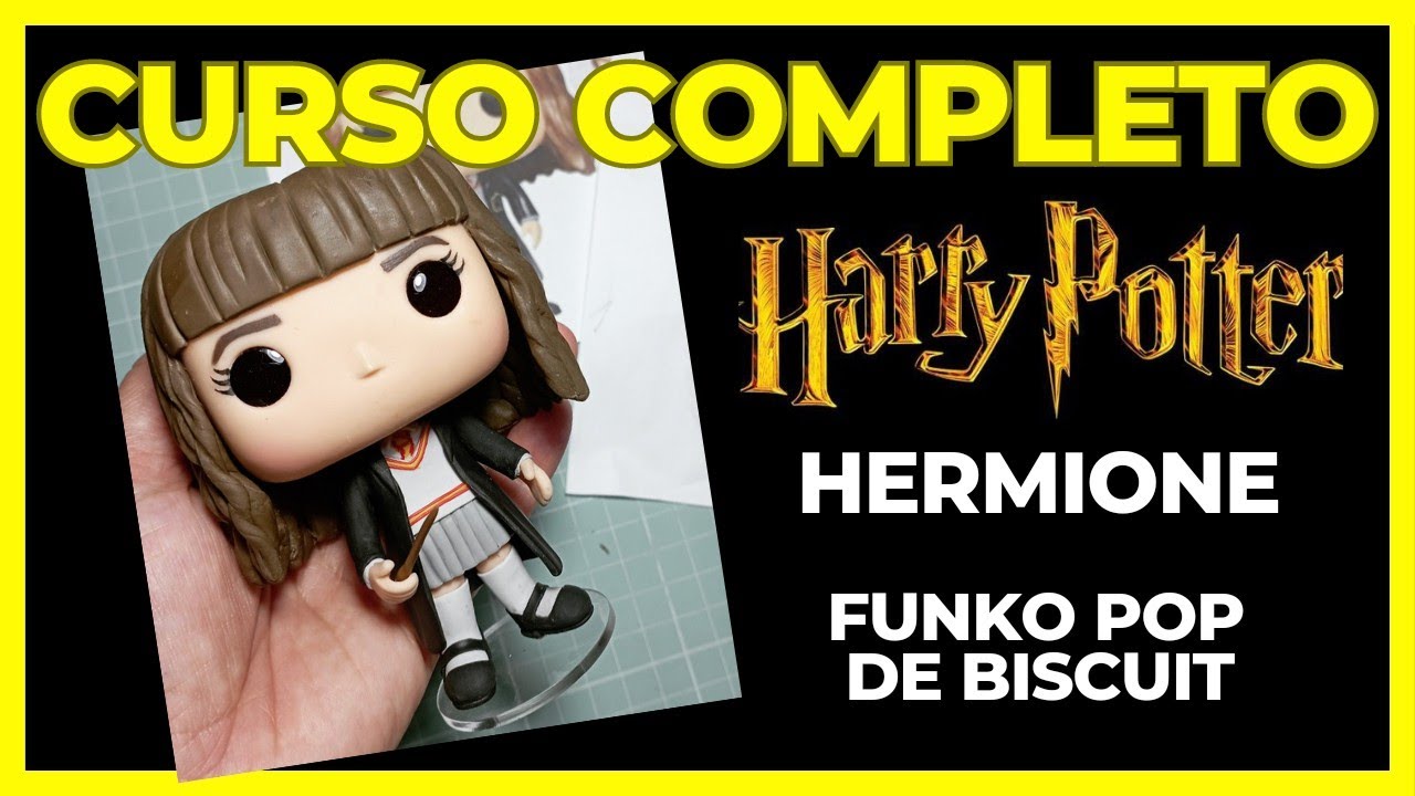 Cole&ccedil;&atilde;o Harry Potter -  HERMIONE GRANGER FUNKO POP DE BISCUIT