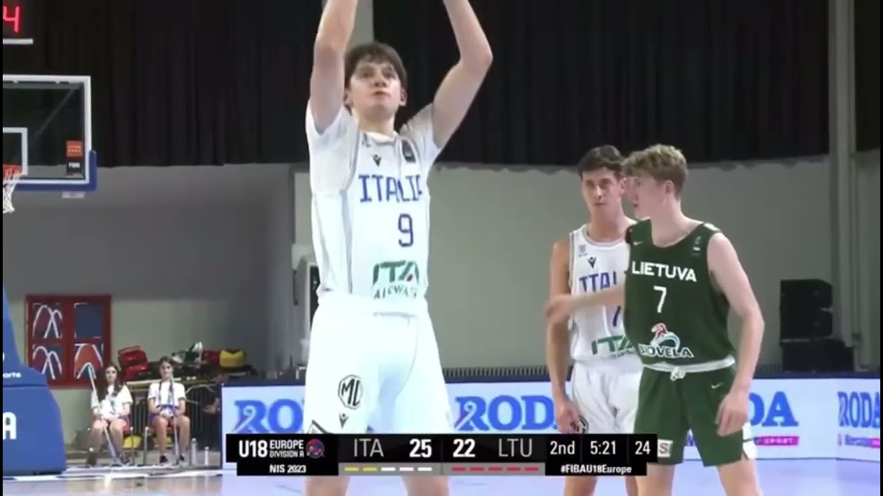 Gabriel Belfort Pozzato - Italy National Team U18 - European Championship U18 2023