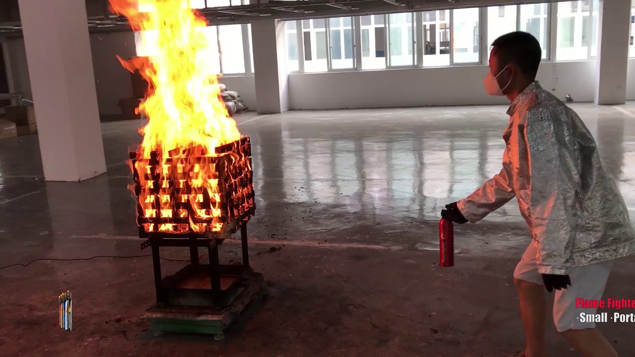 What is the fire class of small portable fire extinguisher?