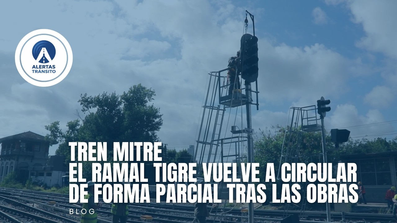 🚆🔧 Tren Mitre: El ramal Tigre vuelve a circular de forma parcial tras las obras