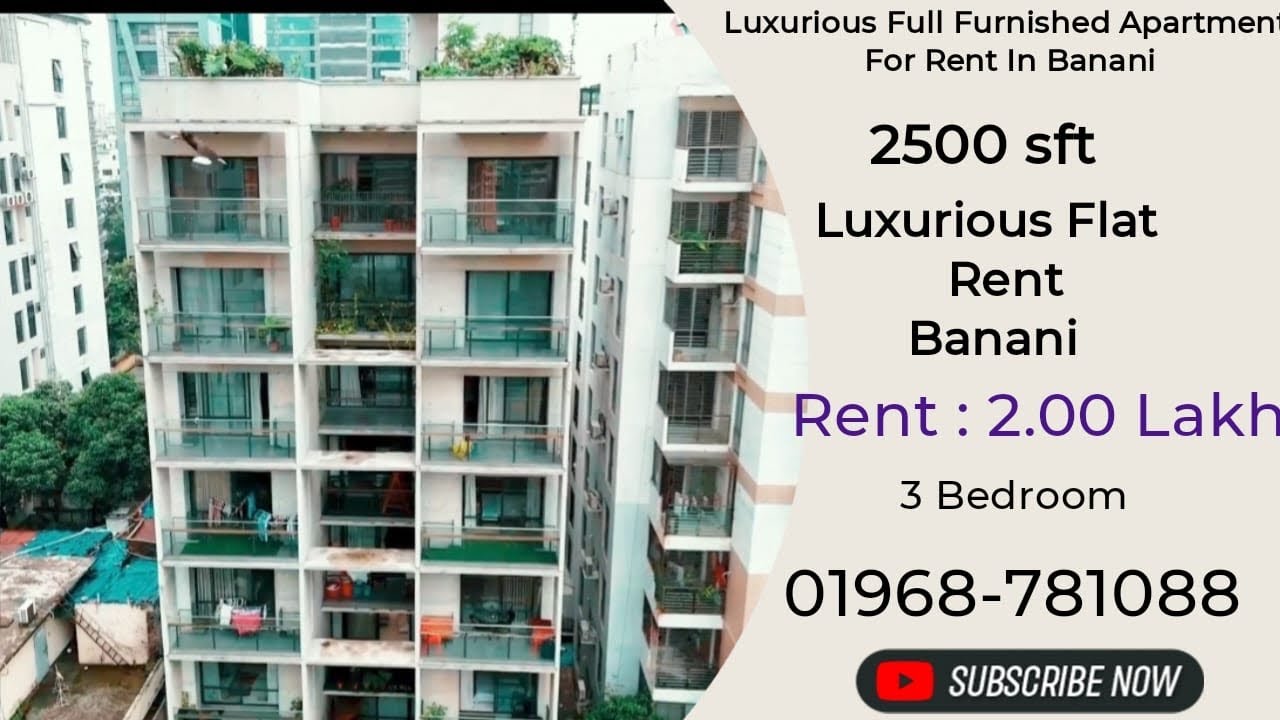 Luxurious Full Furnished Apartment For Rent in Banani