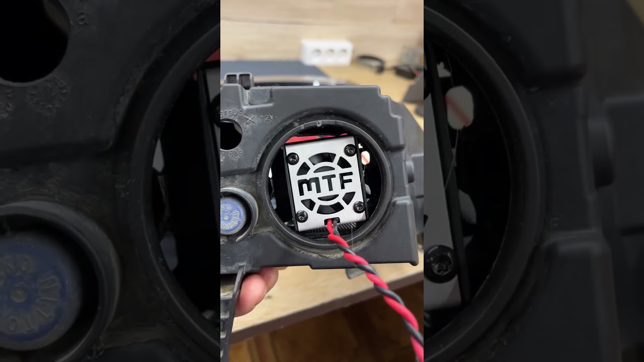 Skoda Rapid светодиодные ПТФ на базе MTF Constructor Low Beam