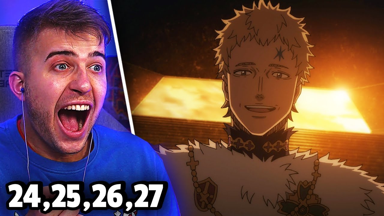 THE WIZARD KING IS BROKEN!! Black Clover Episode 24, 25, 26 & 27 REACTION + REVIEW