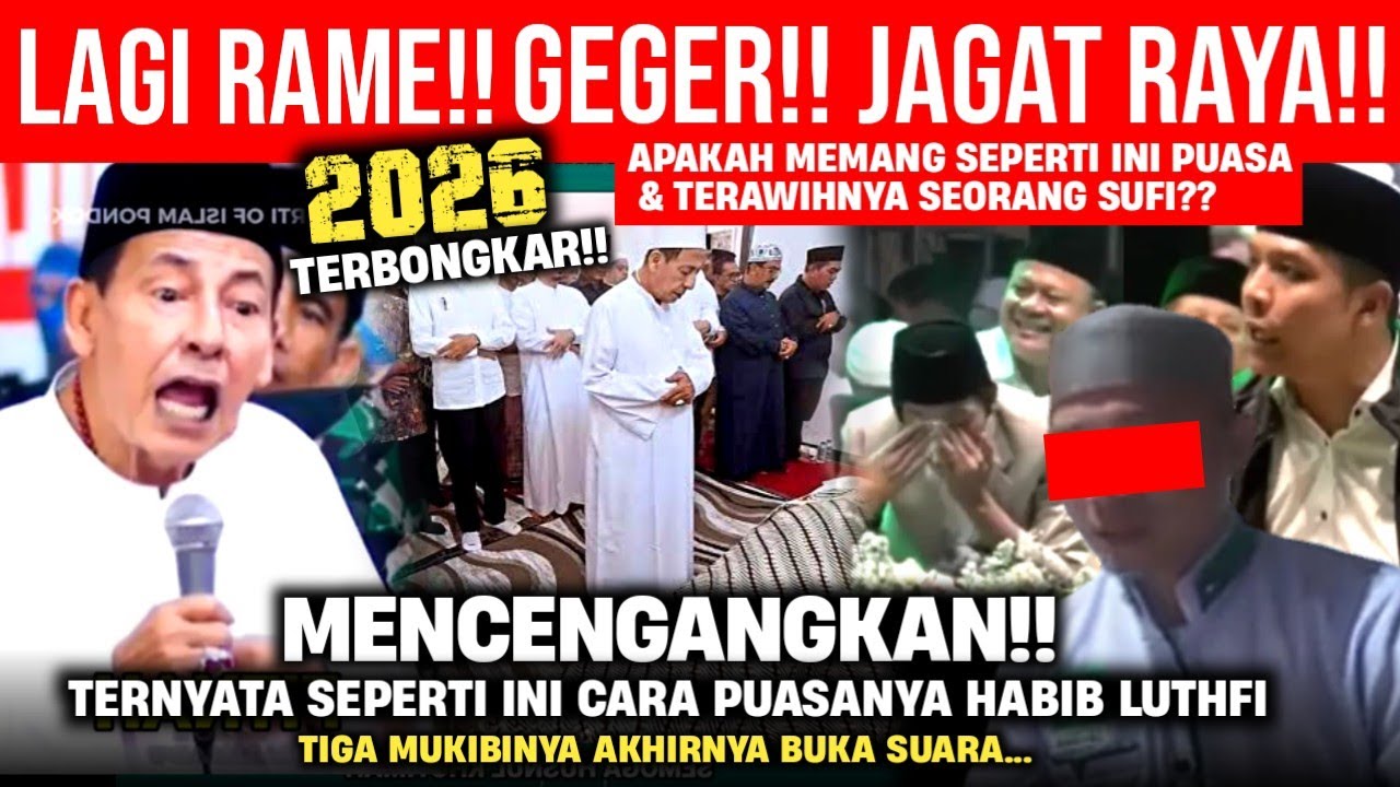 🔴RHAMADHAN 2026 AKHIRNYA KONANGAN!! 3 MUKIBIN BONGKAR CARA PUASA & TARAWIHNYA LBY