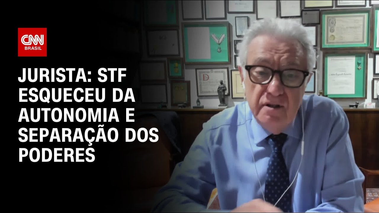 STF esqueceu da autonomia, independ&ecirc;ncia e separa&ccedil;&atilde;o dos Poderes, diz jurista | WW