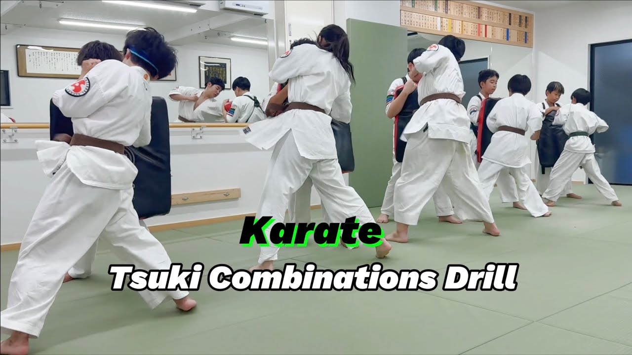 【突き】コンビネーション・ドリル 【Tsuki】 Punch combinations drill @OtaniDojo 