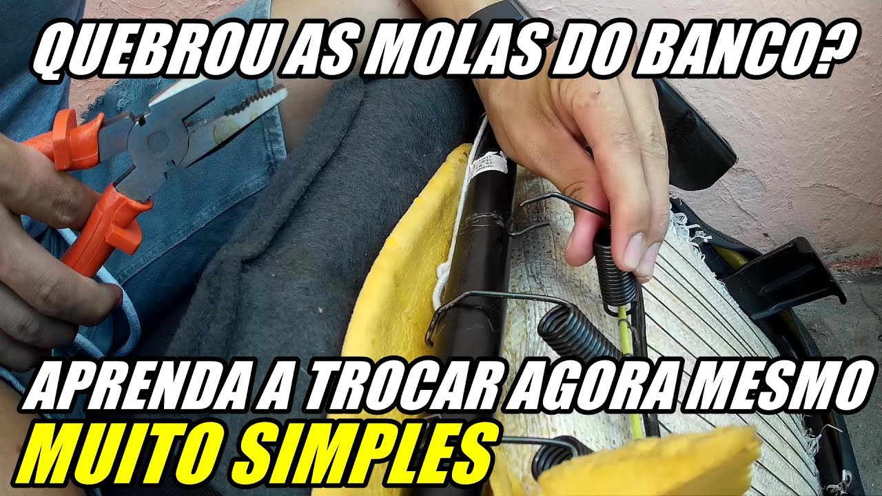 COMO TROCAR AS MOLAS DO BANCO DO CELTA