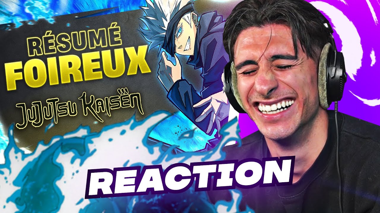 Je réagis au RÉSUMÉ FOIREUX de JUJUTSU KAISEN ! (saison 1 & 2)