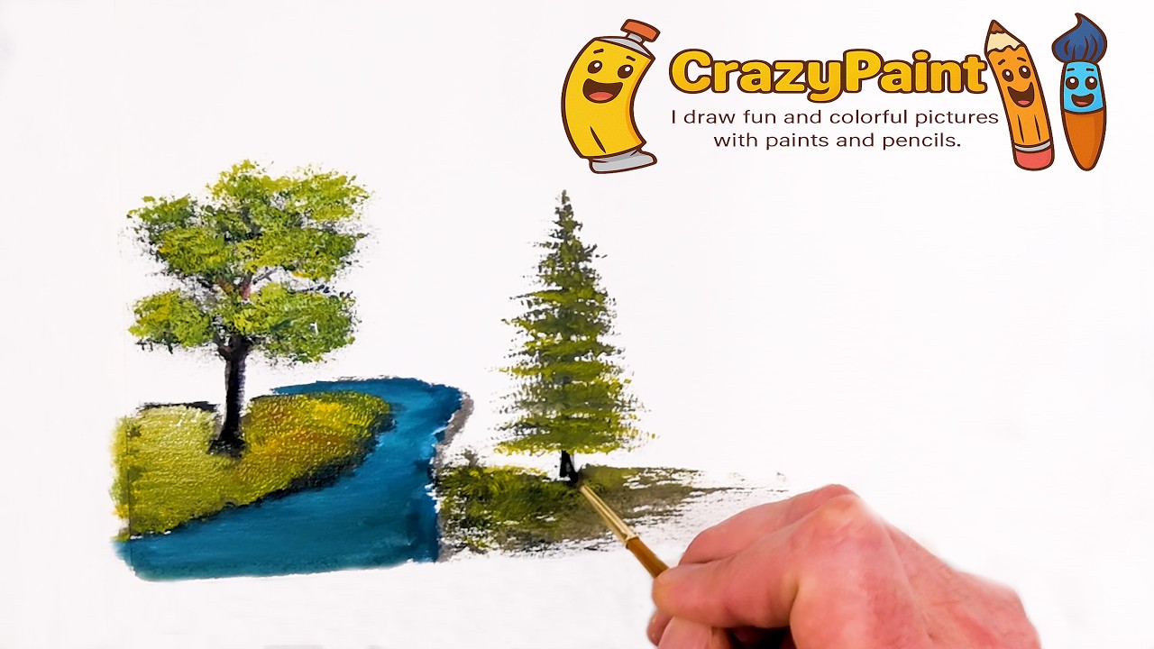 Cozy Corner Coloring book | Realistic Trees for Beginners