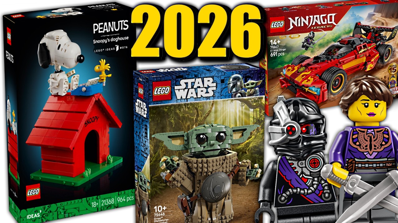SUMMER 2026 LEGO REVEALS! Snoopy, Ninjago, plus MORE Star Wars!