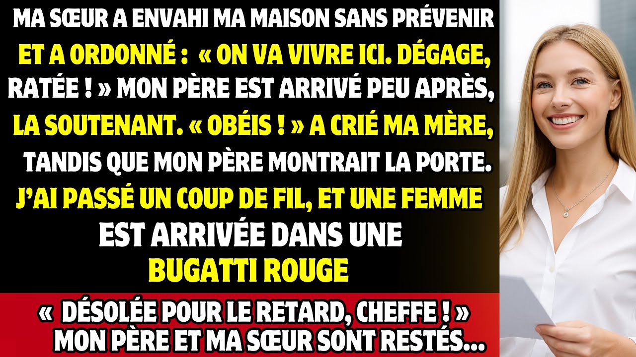 Ma mère voulait me prendre ma MAISON pour la donner à ma sœur. J’ai été EXPULSÉE et traitée de ratée