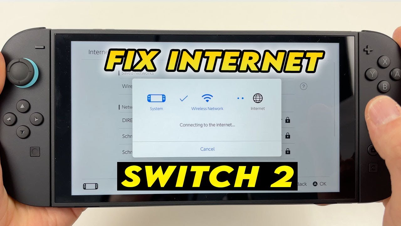 Nintendo Switch 2: Как исправить проблемы с подключением к интернету