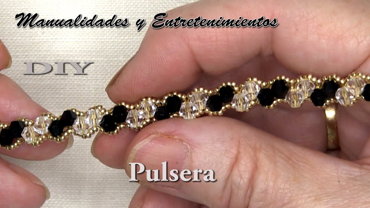 DIY - Pulsera cristal y negro
