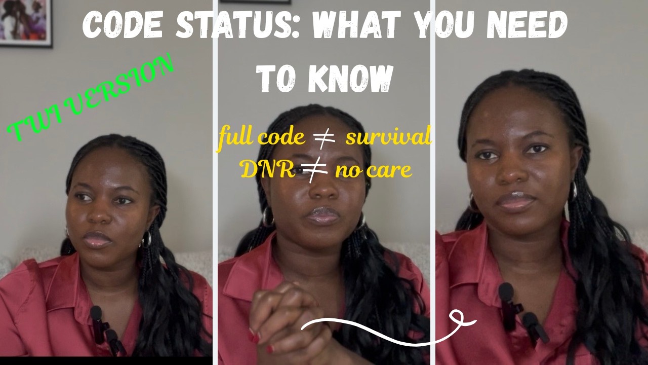CODE STATUS- WHAT TO DO WHEN YOUR HEART STOPS; Part 2 TWI version