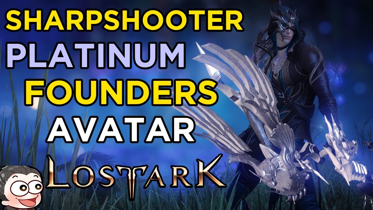 Lost Ark Sharpshooter Founder's Pack Avatar | Platinum Founder's Skin | Gunner | Hawkeye