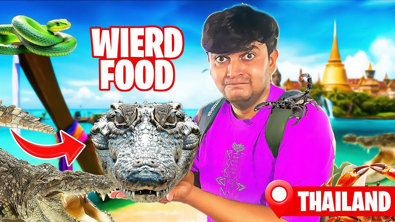 Eating MOST WEIRD FOOD in Thailand