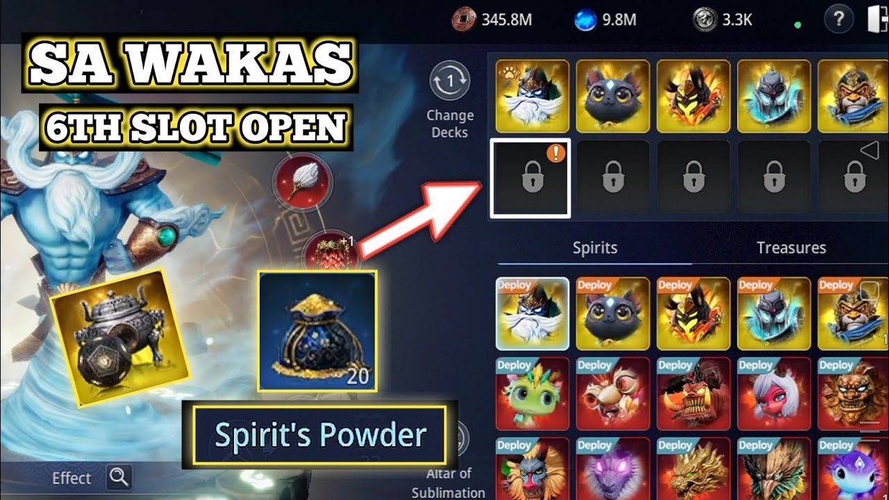 Mir4: 6TH SLOT SPIRIT DECK IS NOW OPEN | MAGKAHALONG SAYA AT LUNGKOT
