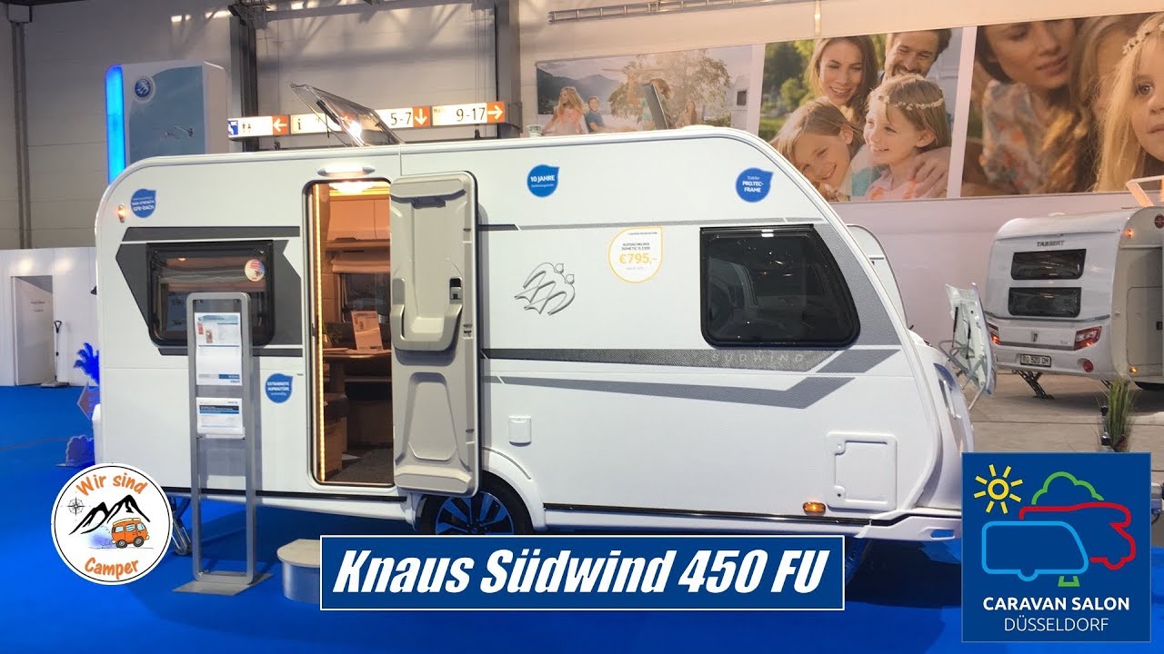 Vorstellung des Knaus Südwind 450 FU auf dem Caravan Salon 2019